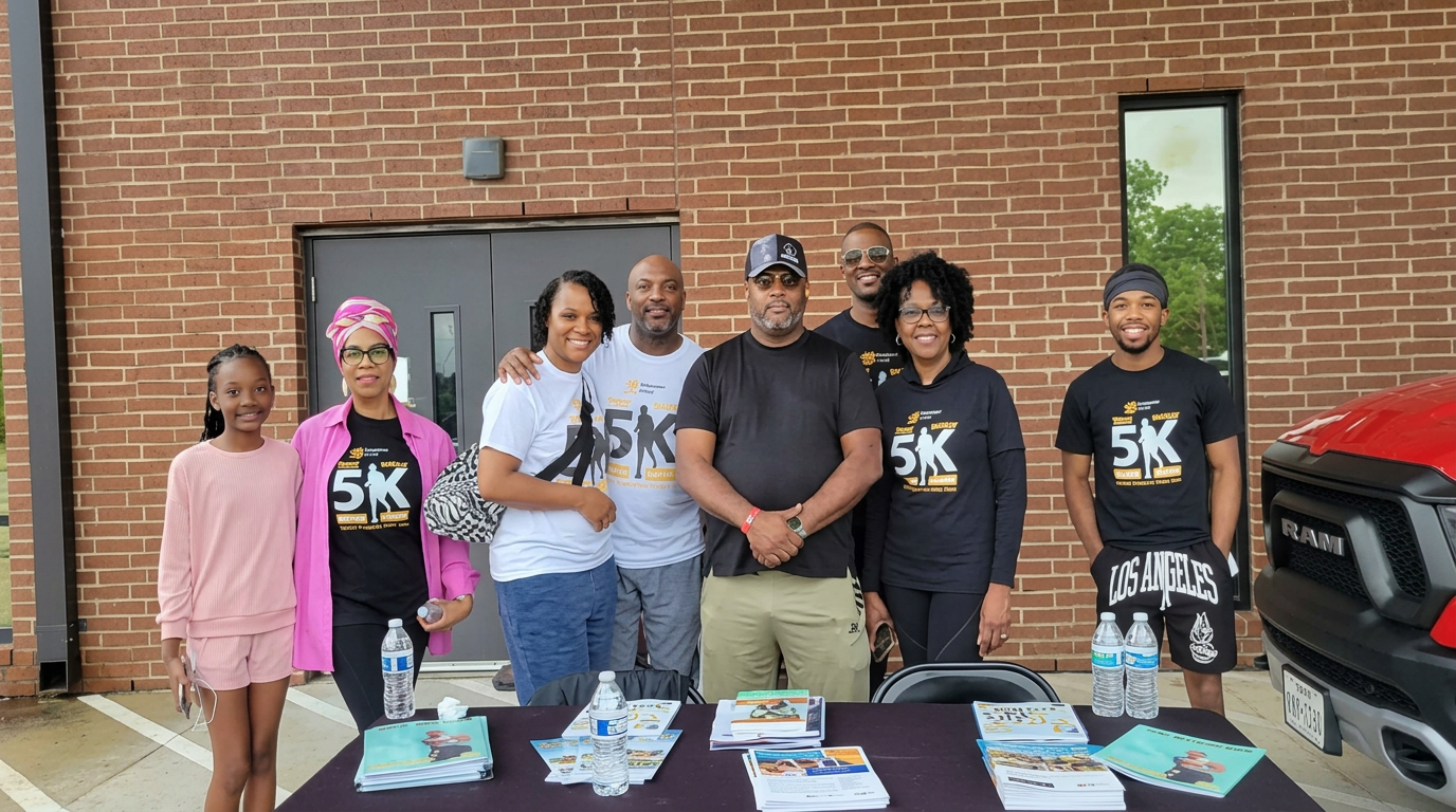 Artis Insurance Group team and family at the FinFit 5K community event